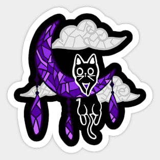 Amethyst Moon Sticker